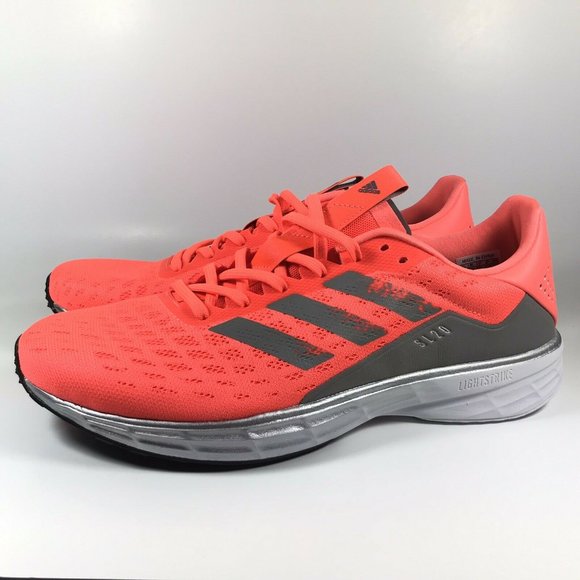 Adidas SL20 Running Shoes Signal Coral Dove Gray - Picture 2 of 7